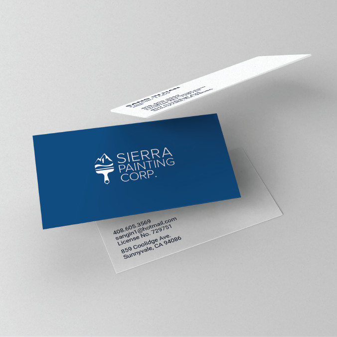 Sierra Painting Corp. Business Cards