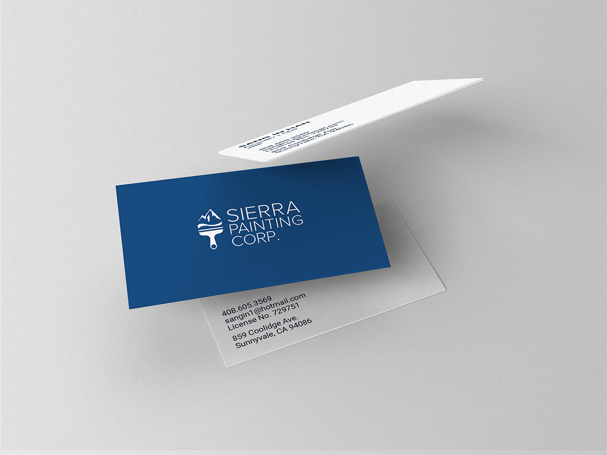 Sierra Painting Corp. Business Cards